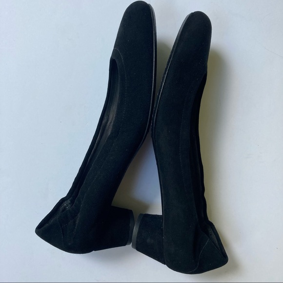 Stuart Weitzman Suede Block Heel Pumps Size 8 - Picture 2 of 10